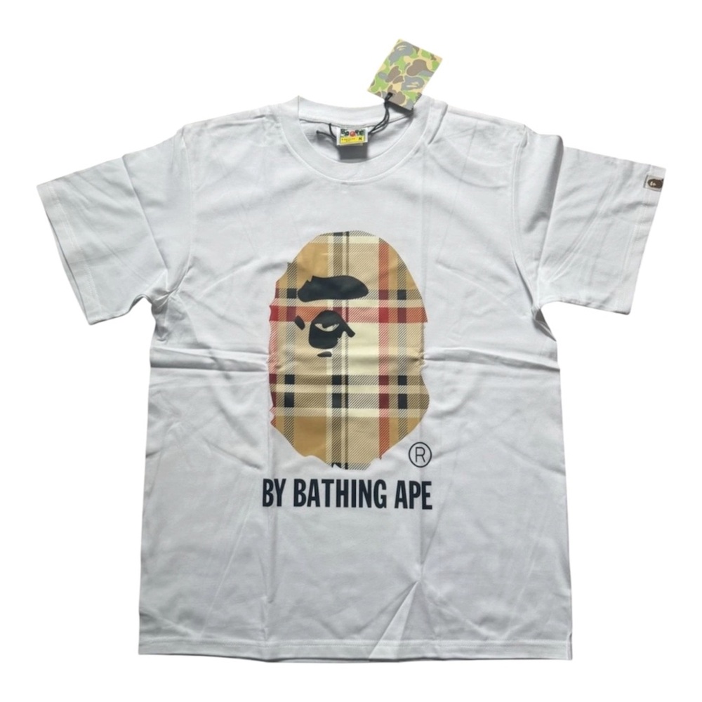 Bape x Burberry Tee White